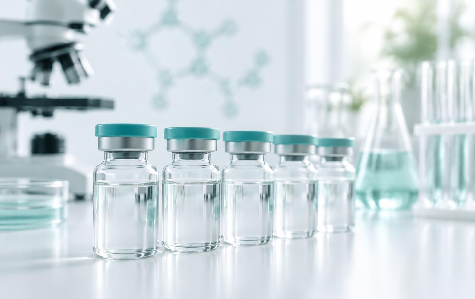 Laboratory analysis of research peptide vials
